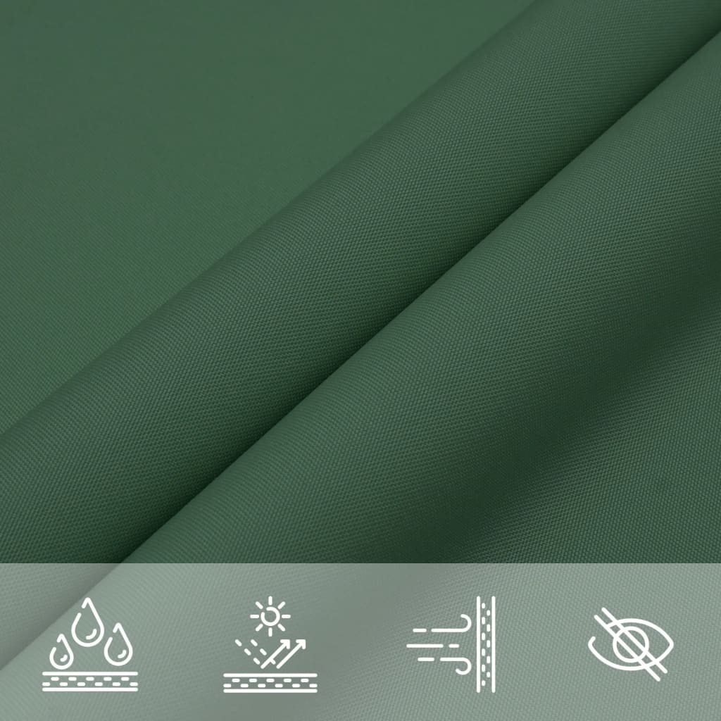 Sunshade Sail Oxford Fabric Rectangular 2x5 m Dark Green