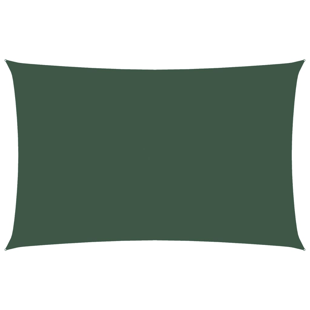 Sunshade Sail Oxford Fabric Rectangular 2.5x5 m Dark Green