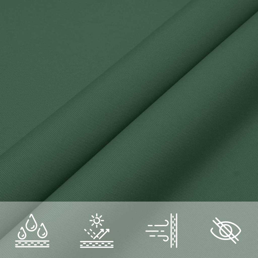 Sunshade Sail Oxford Fabric Rectangular 3x6 m Dark Green