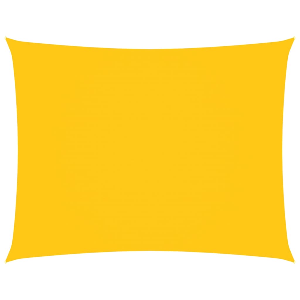 Sunshade Sail Oxford Fabric Rectangular 3.5x4.5 m Yellow