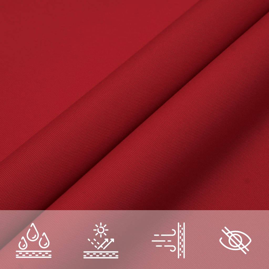 Sunshade Sail Oxford Fabric Triangular 3.6x3.6x3.6 m Red