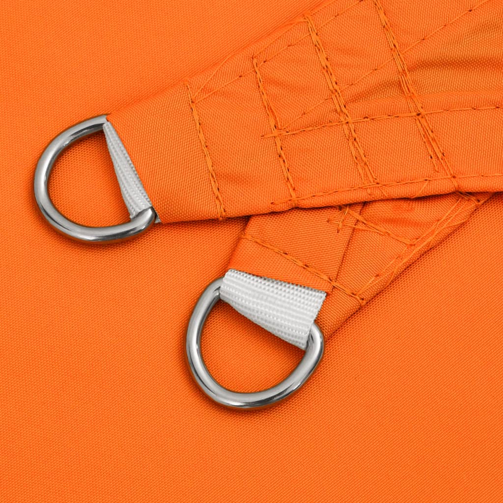 Sunshade Sail Oxford Fabric Triangular 5x6x6 m Orange