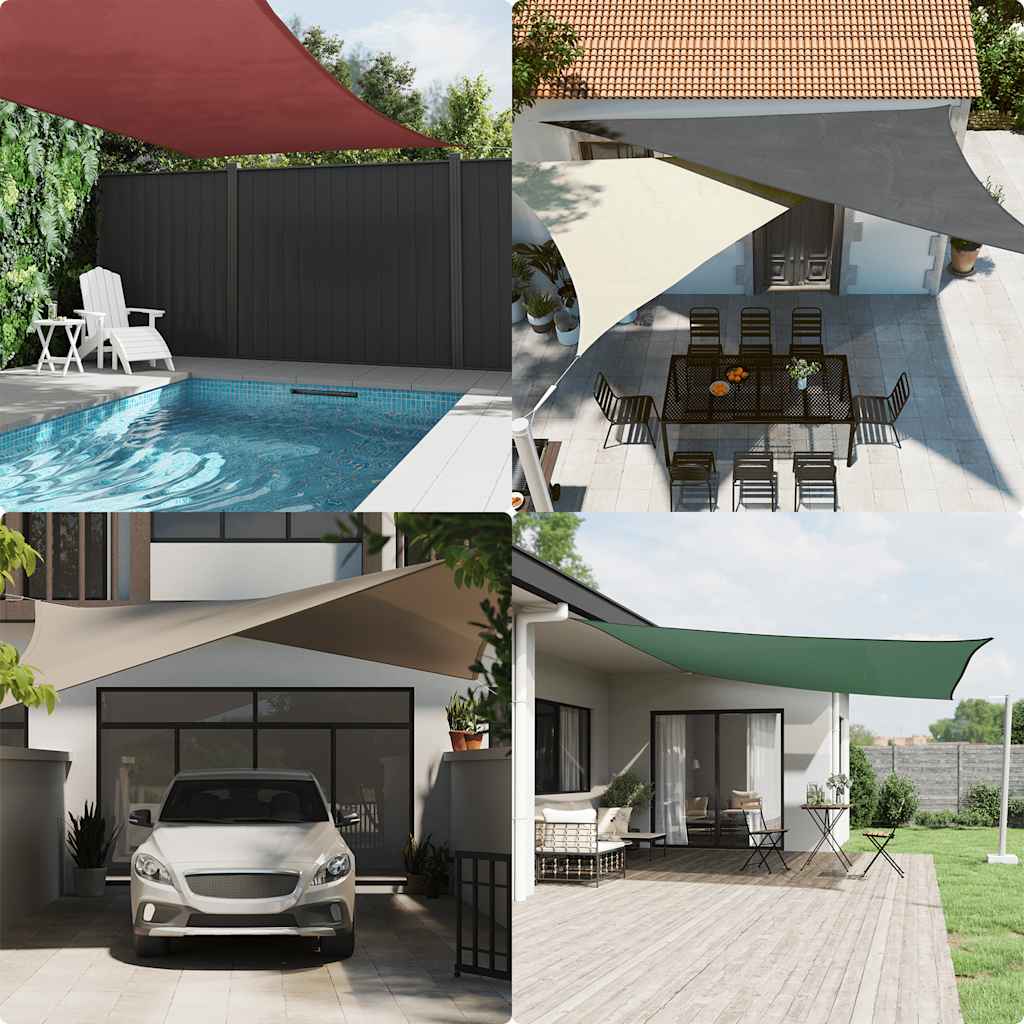 Sunshade Sail Oxford Fabric Square 2x2 m Black