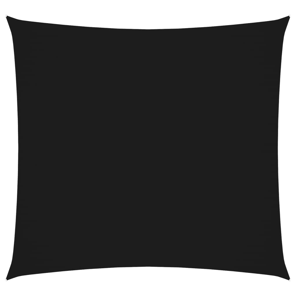 Sunshade Sail Oxford Fabric Square 5x5 m Black