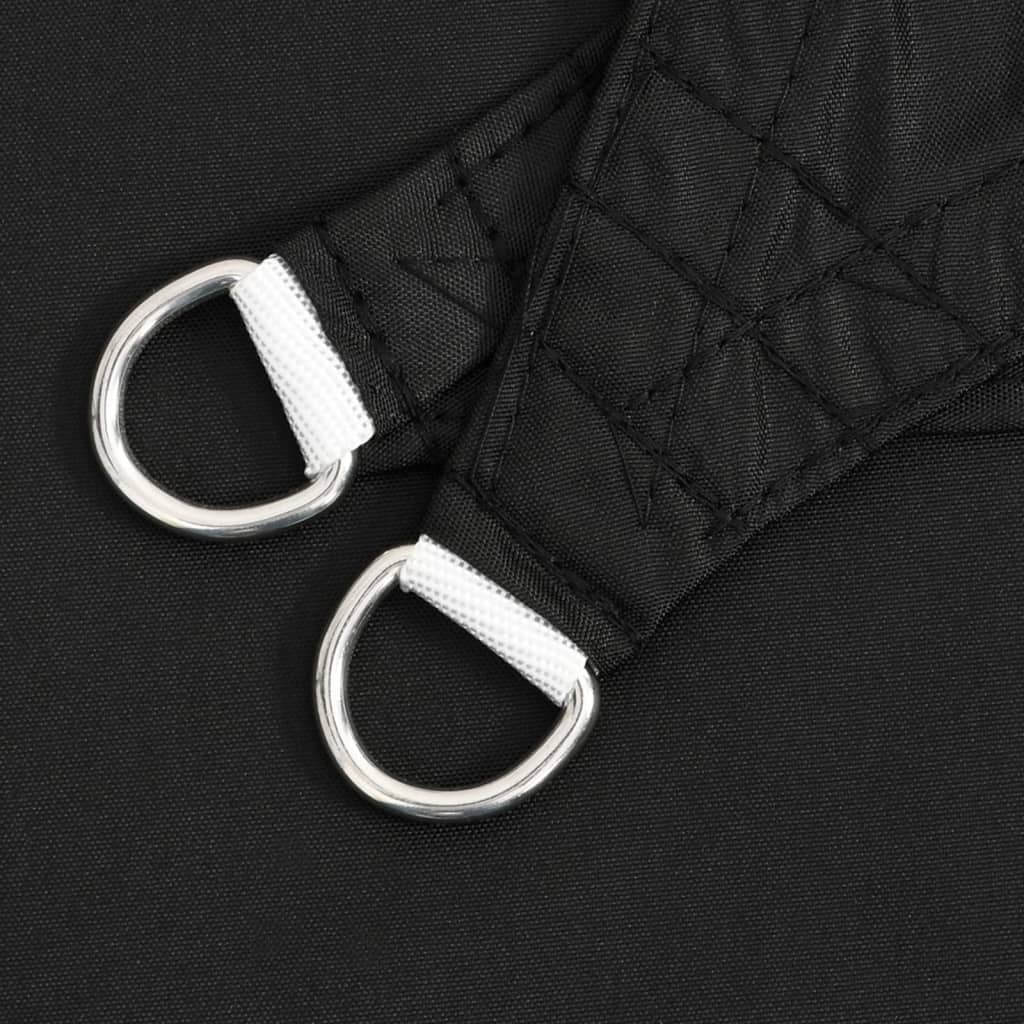 Sunshade Sail Oxford Fabric Triangular 3x4x5 m Black