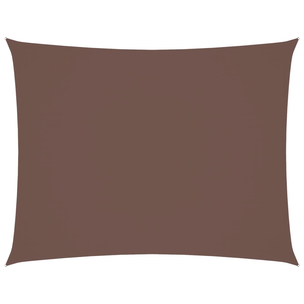 Sunshade Sail Oxford Fabric Rectangular 5x7 m Brown
