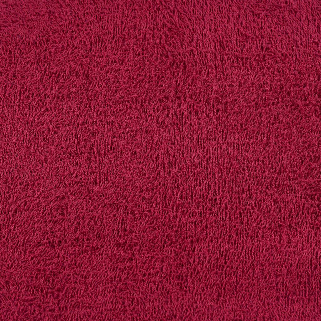 Soap Towels 10 pcs Bordeaux 30x30 cm 360 gsm 100% Cotton