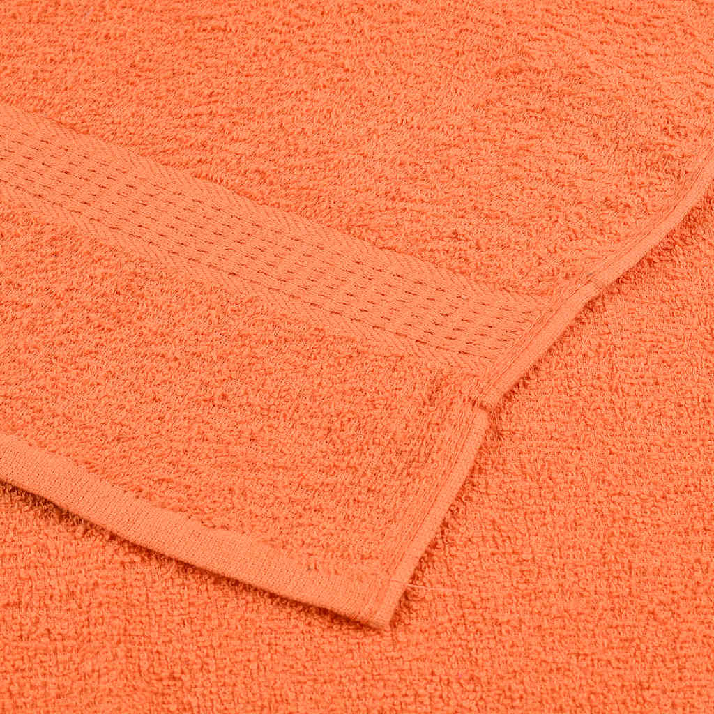 Guest Towels 2 pcs Orange 30x50 cm 360 gsm 100% Cotton