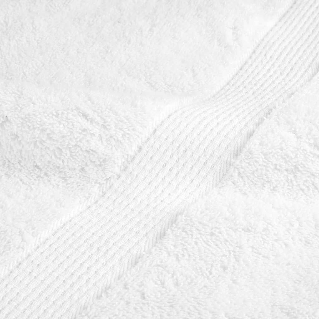 Premium Towels SOLUND 10pcs White 100x200cm 600gsm