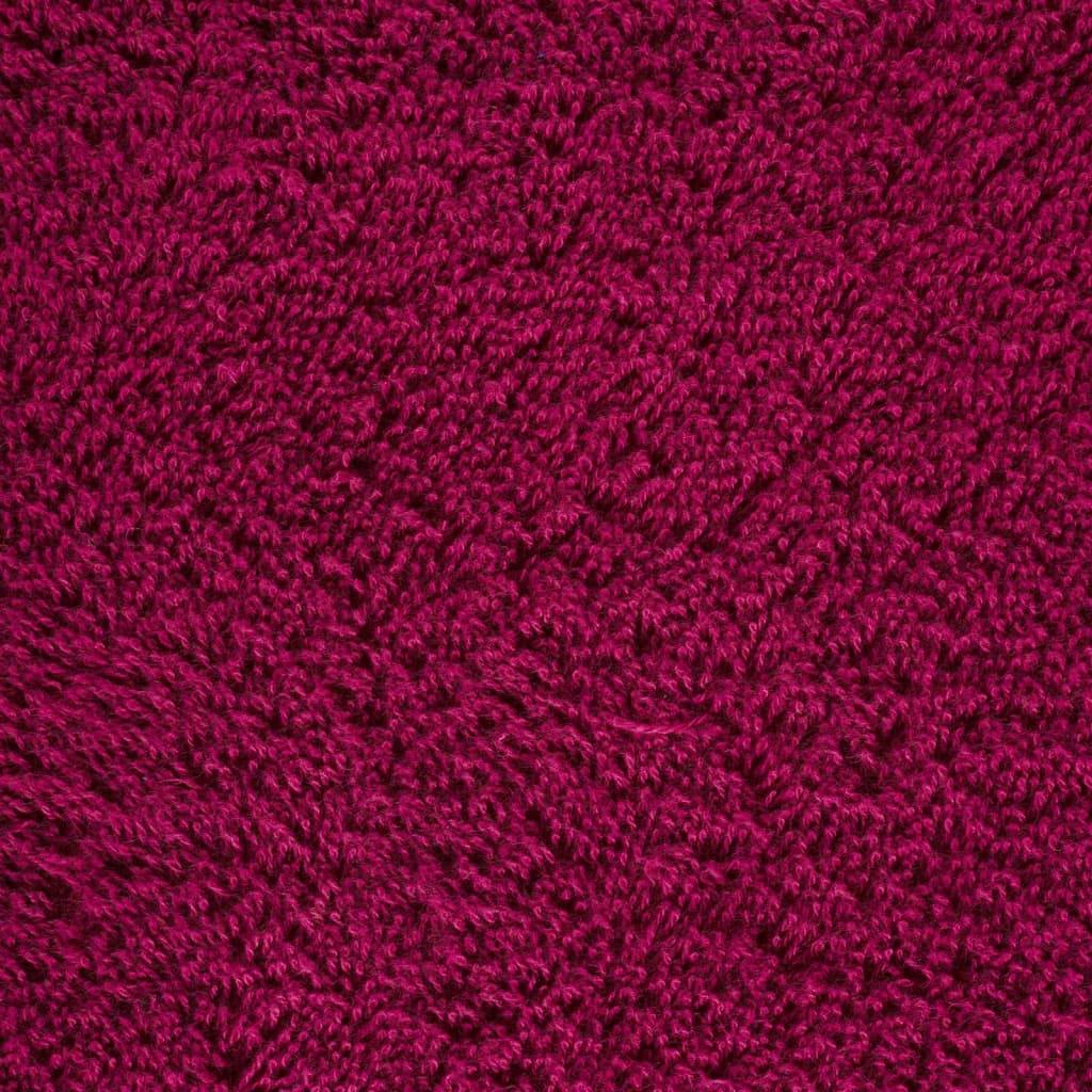 Premium Guest Towels SOLUND 2pcs Bordeaux 30x50cm 600gsm