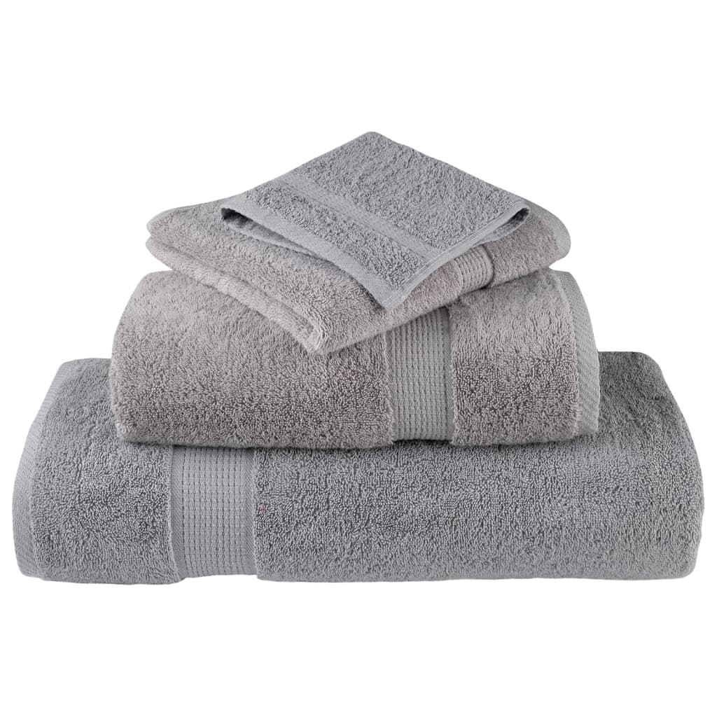 Premium Soap Towels SOLUND 4pcs Grey 30x30cm 600gsm