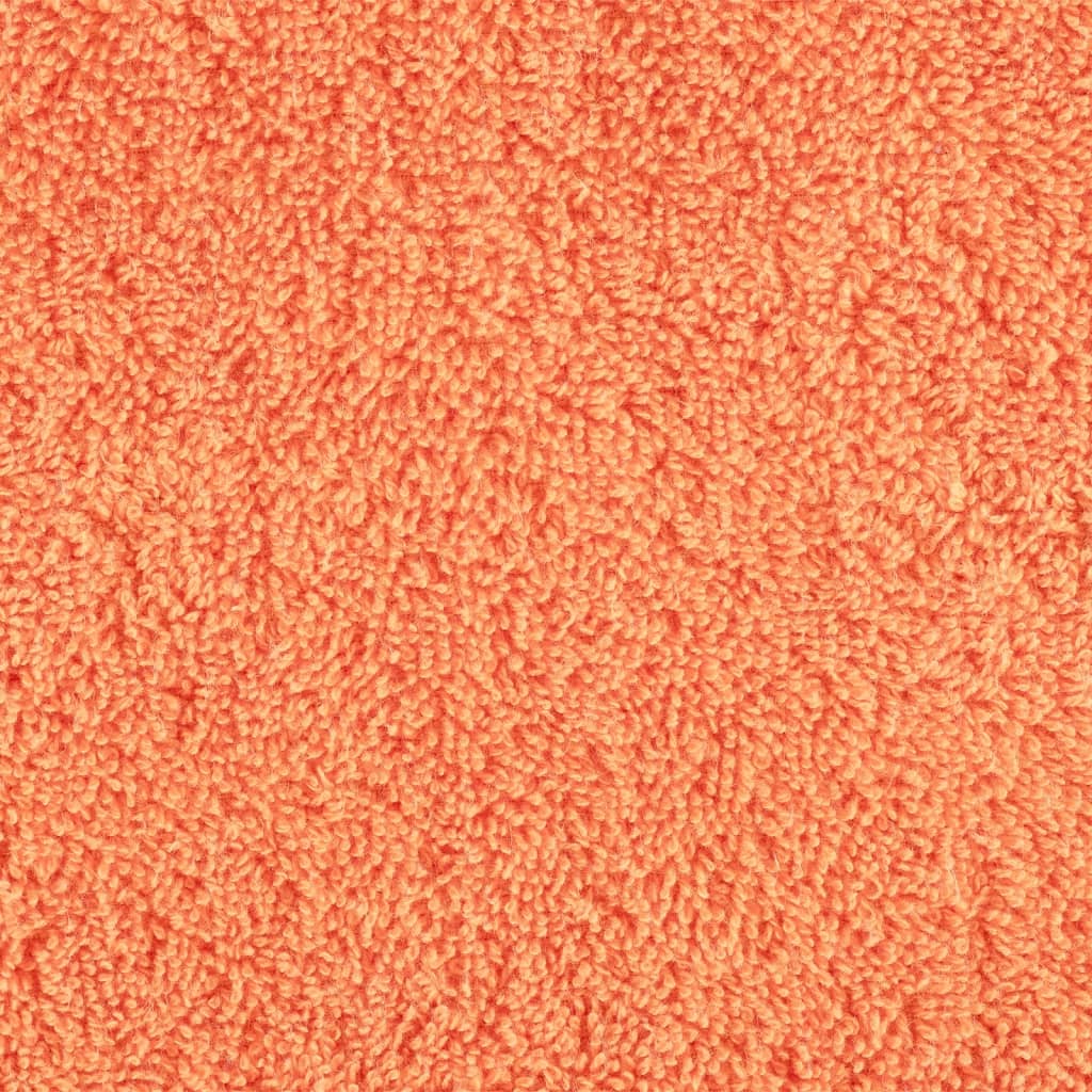 Premium Guest Towels SOLUND 10 pcs Orange 30x50 cm 600 gsm