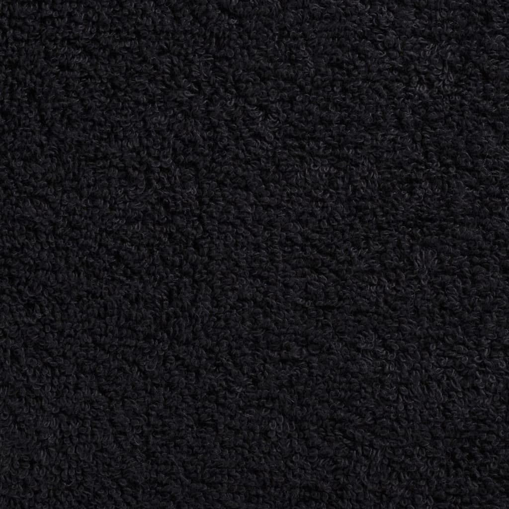 Premium Shower Towels SOLUND 4 pcs Black 70x140 cm 600 gsm