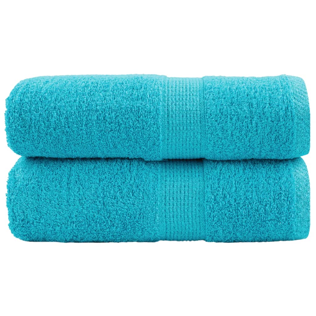 Premium Soap Towels SOLUND 2 pcs Turquoise 30x30 cm 600 gsm