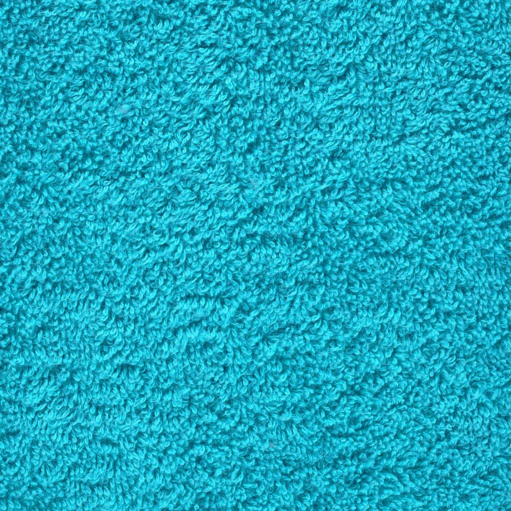 Premium Guest Towels SOLUND 10 pcs Turquoise 30x50 cm 600 gsm