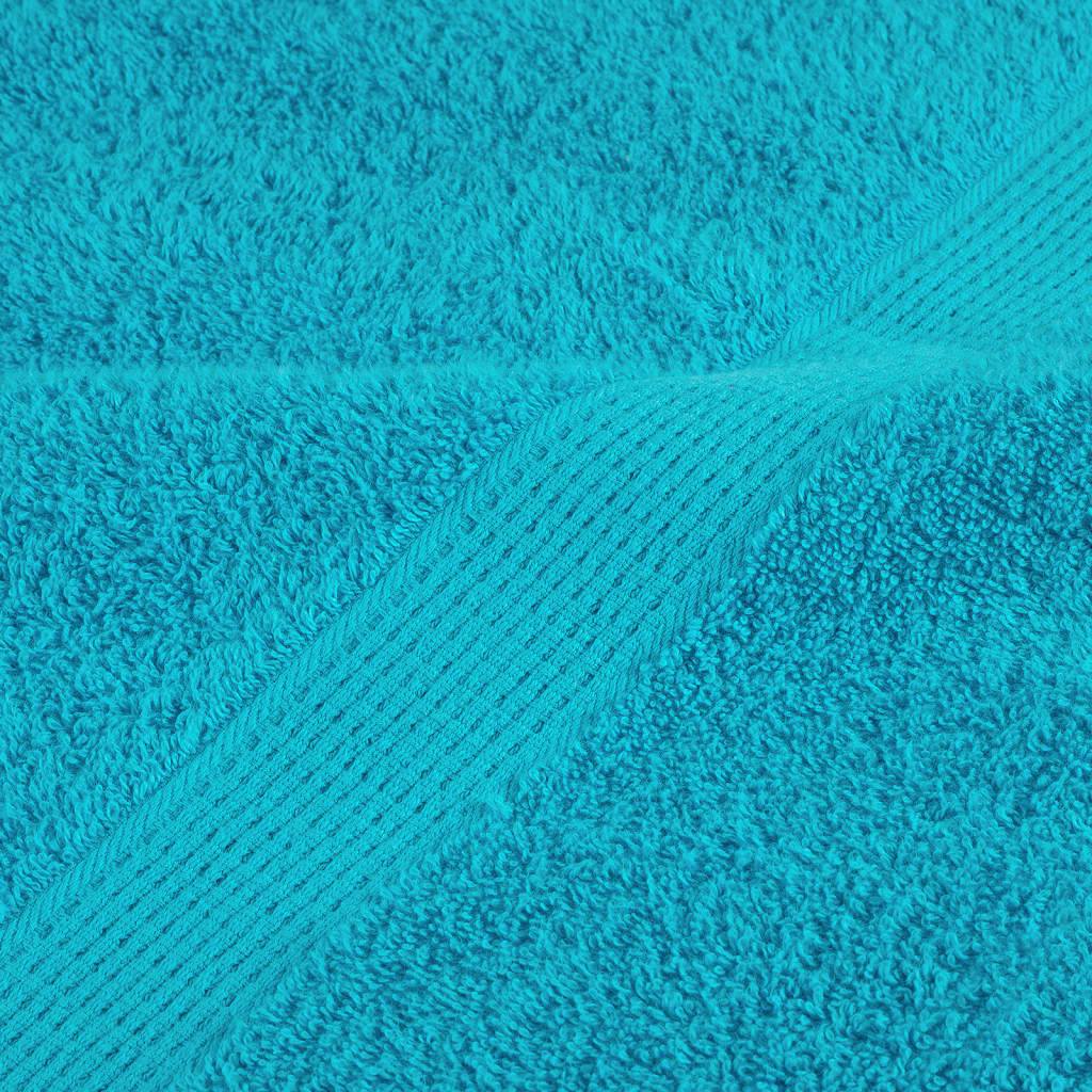 Premium Hand Towels SOLUND 10 pcs Turquoise 50x100 cm 600 gsm