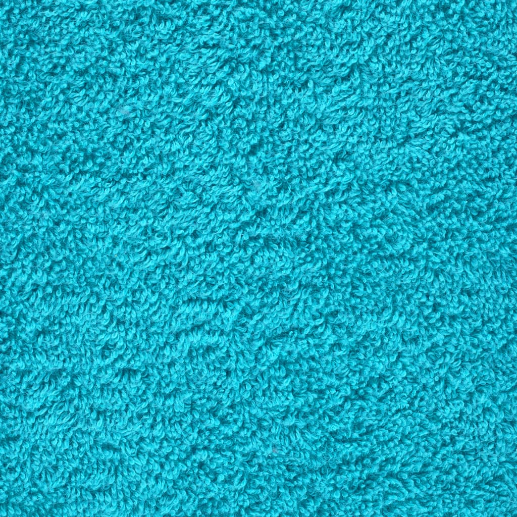 Premium Towels SOLUND 2 pcs Turquoise 100x200 cm 600 gsm