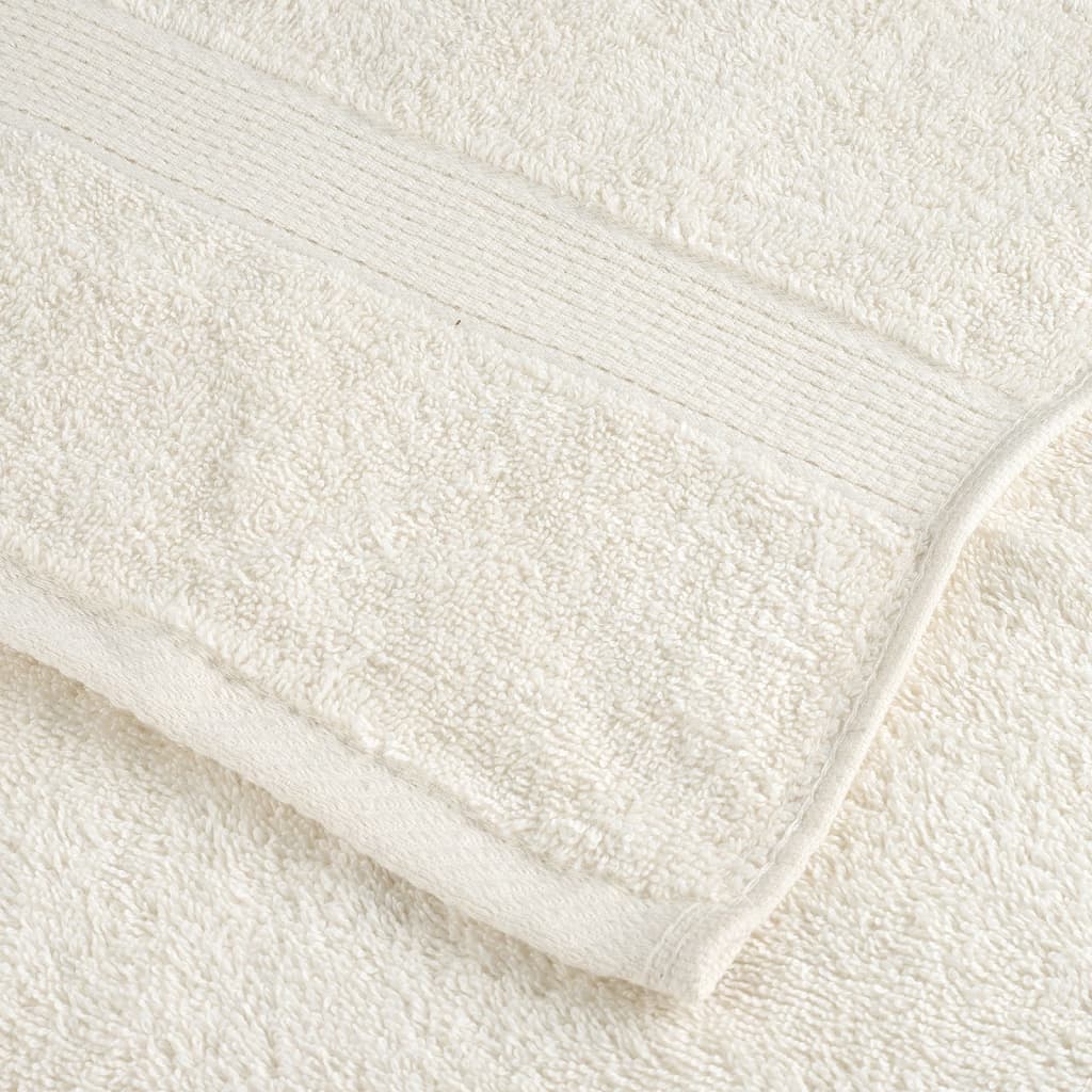 Premium Guest Towels SOLUND 4 pcs Cream 30x50 cm 600 gsm