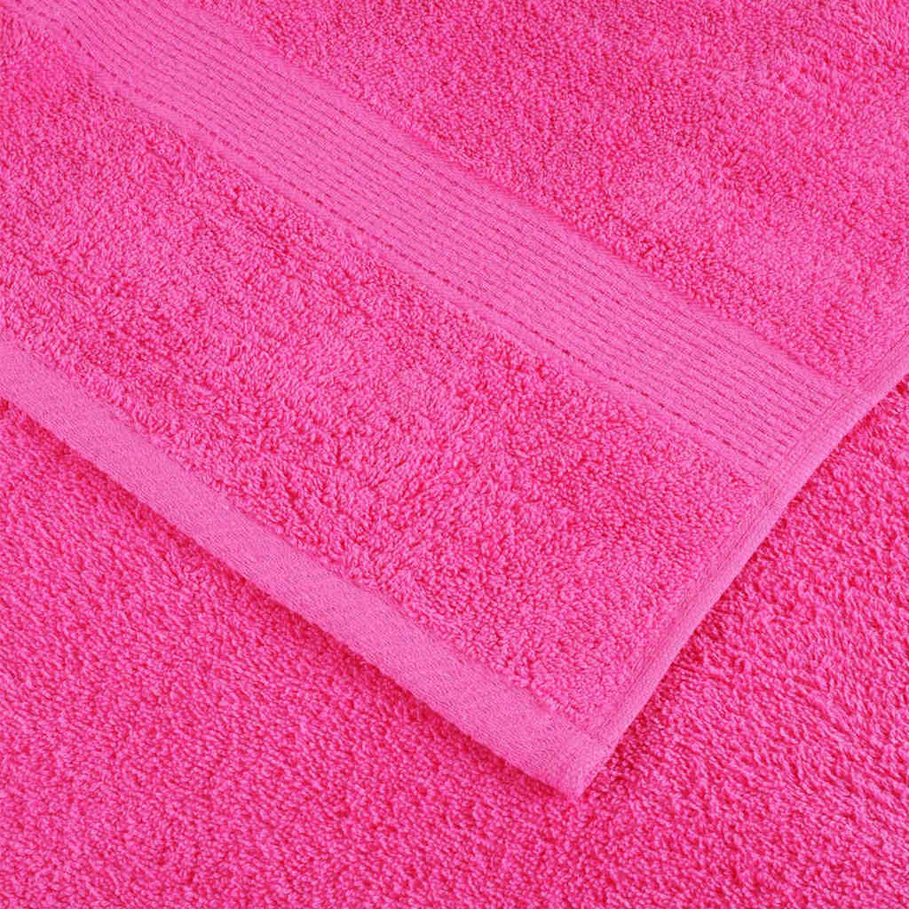 Guest Towel 4 pcs Pink 15 x 21 cm Cotton