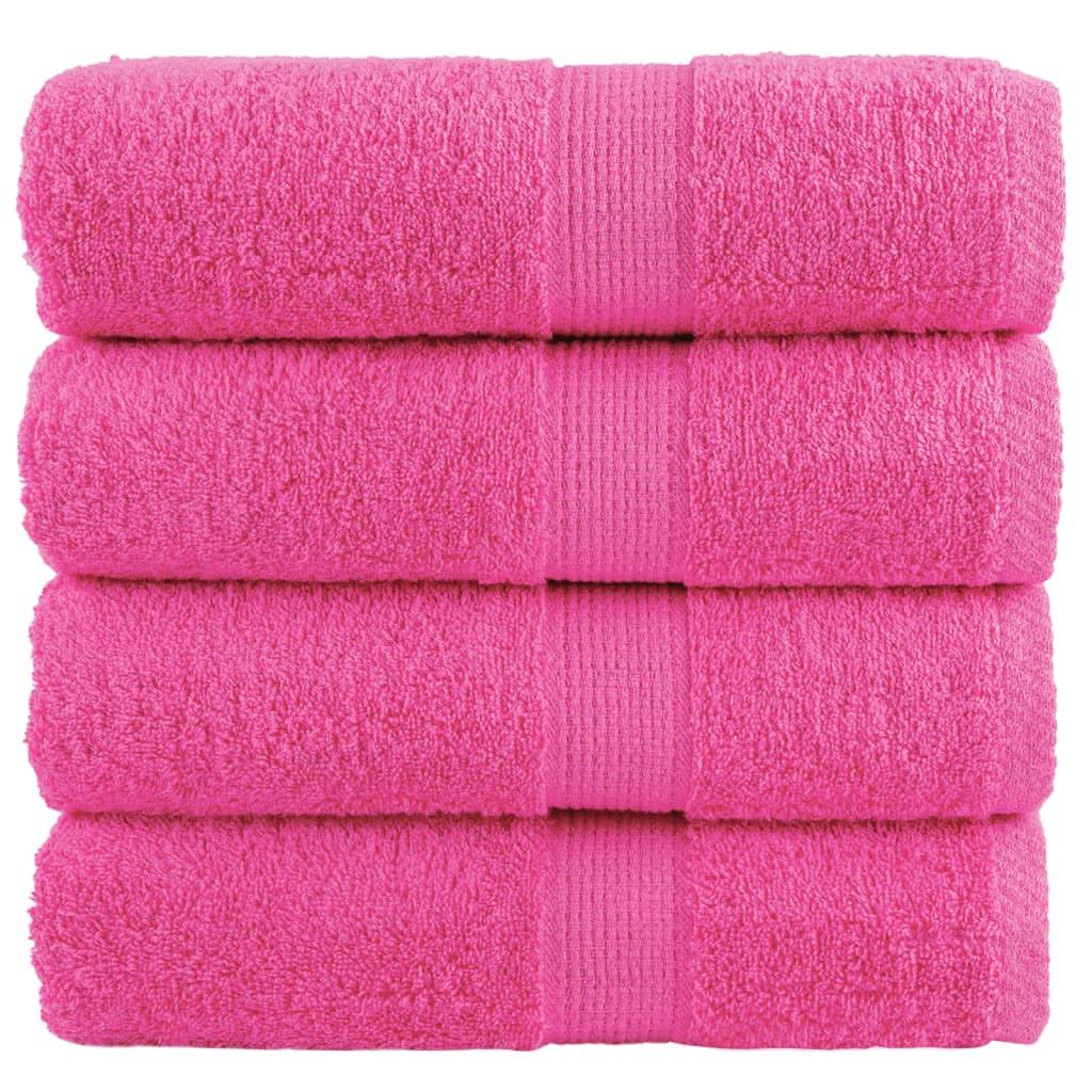 Premium Soap Towels SOLUND 4 pcs Pink 30x30 cm 600 gsm
