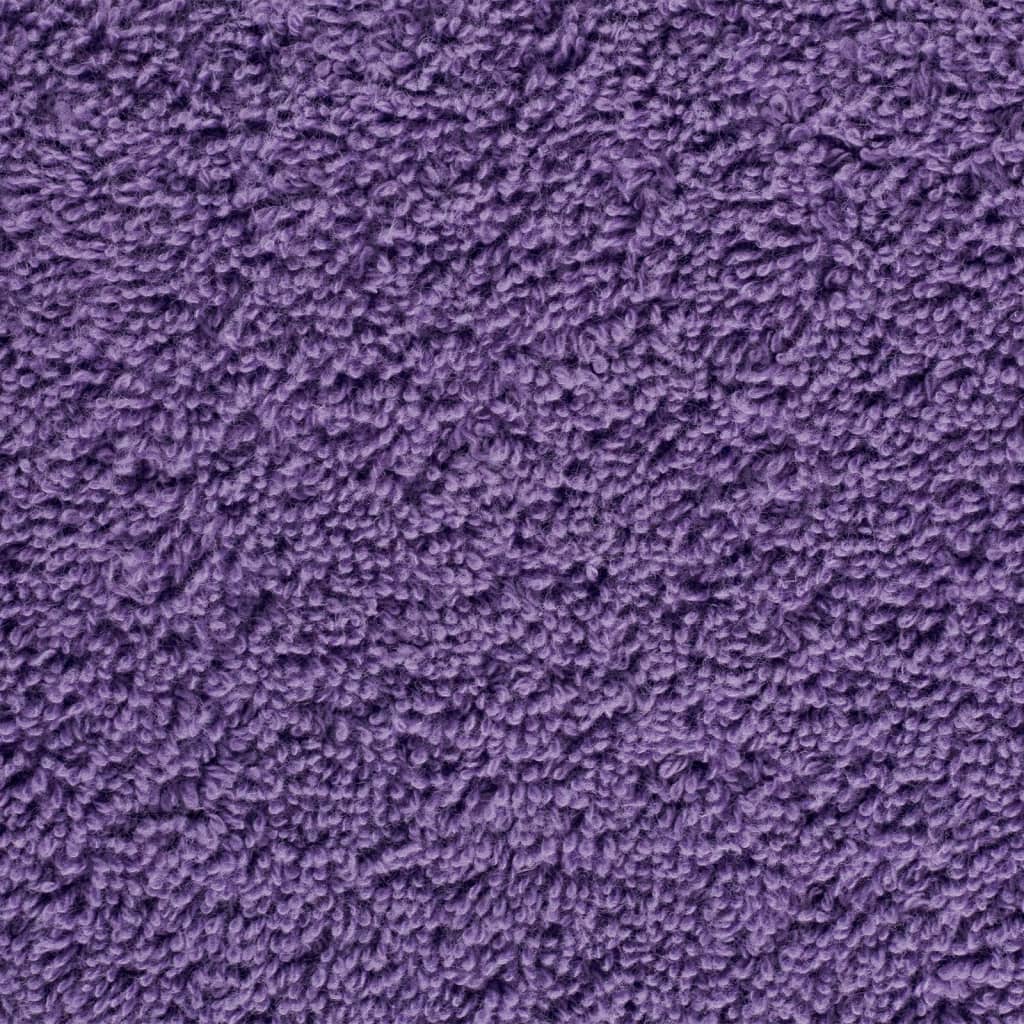 12 Piece Premium Towel Set SOLUND Purple 600 gsm