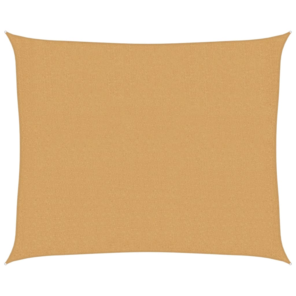 Sunshade Sail 160 g/m² Rectangular Sand 2.5x3 m HDPE