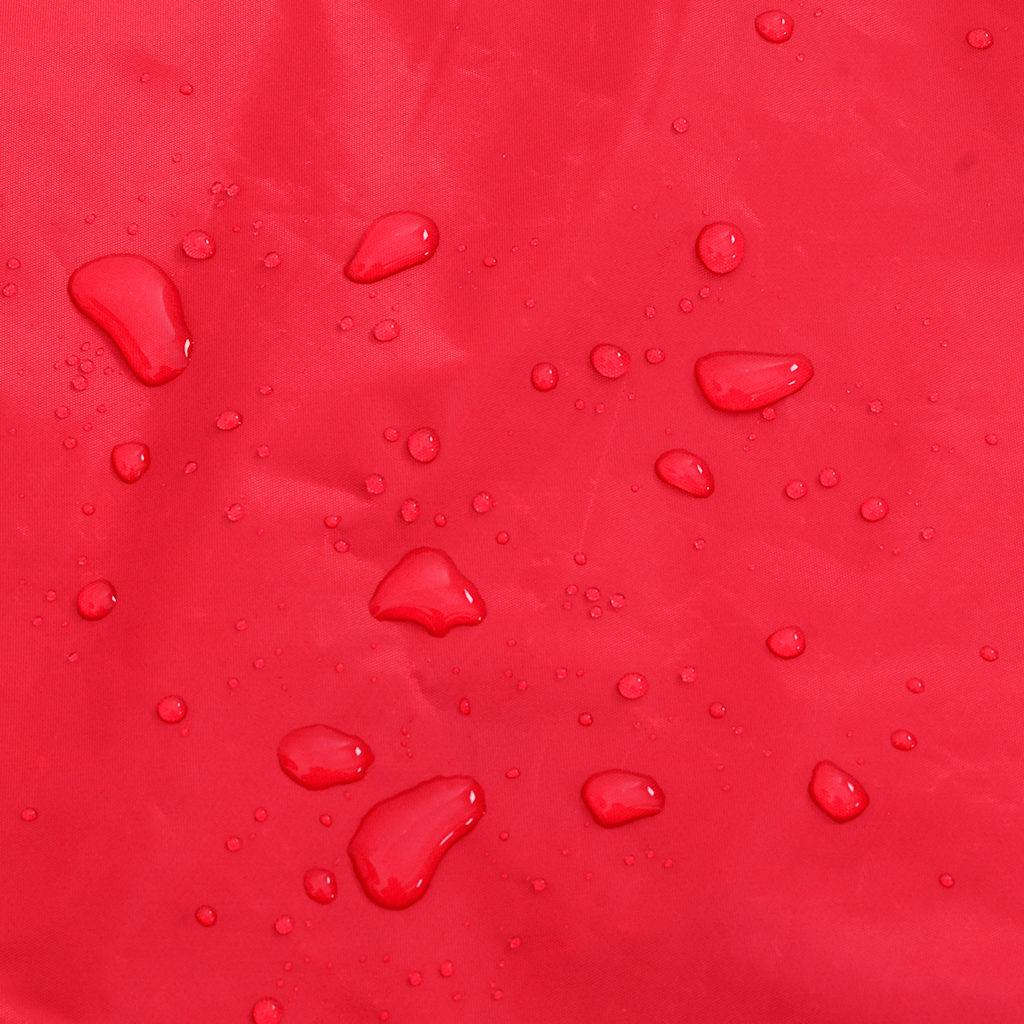 Dog Raincoat with Reflective Strips Polyester Red XS