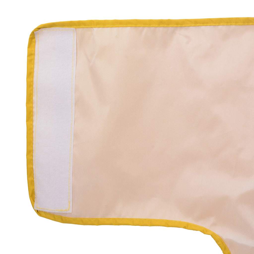 Dog Raincoat with Reflective Strips Polyester Yellow XL