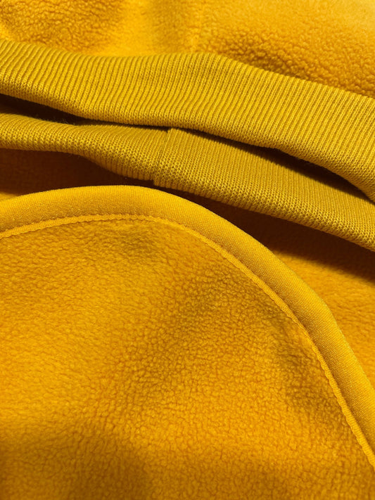 Open-Leg Fleece Vest - Yellow
