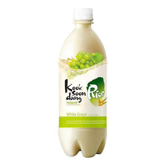 KOOK SOON DANG Makgeolli Rice Wine White Grape 750ml 3% Alc