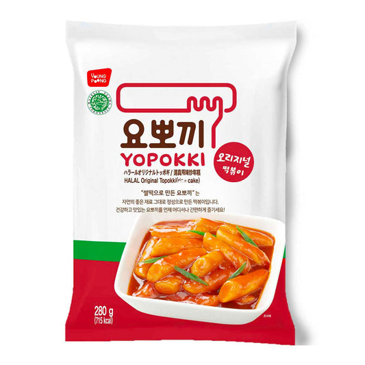 YOUNG POONG Yopokki Halal Original Topokki 280g