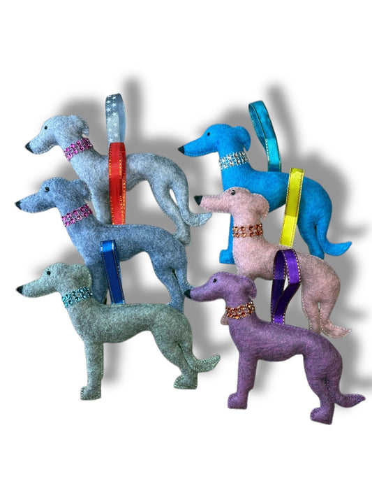 Christmas Tree Decoration - Felt Hound