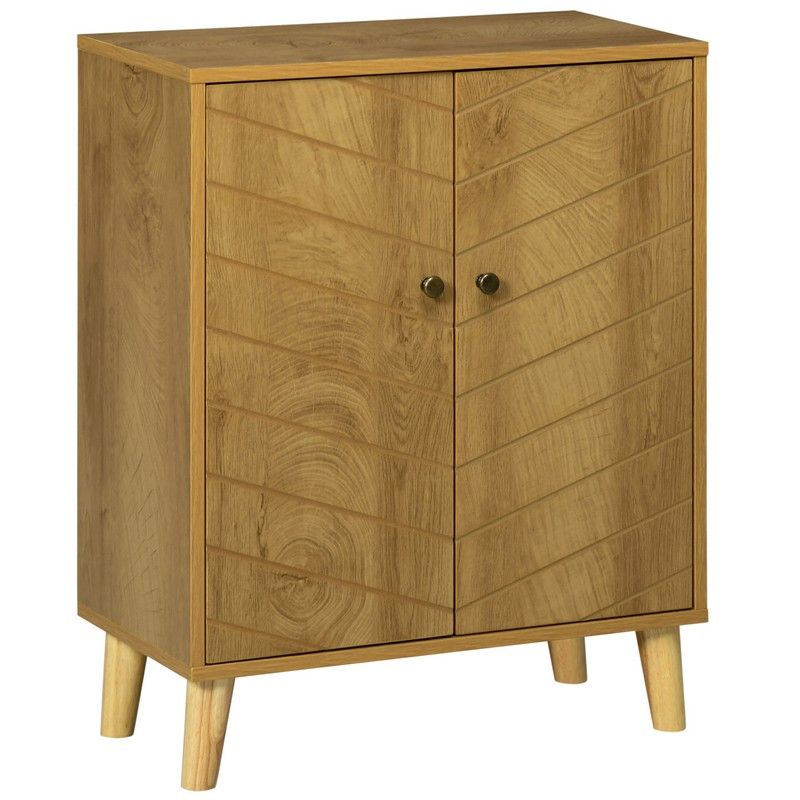 Vintage-Look Freestanding Sideboard With Inner Shelf