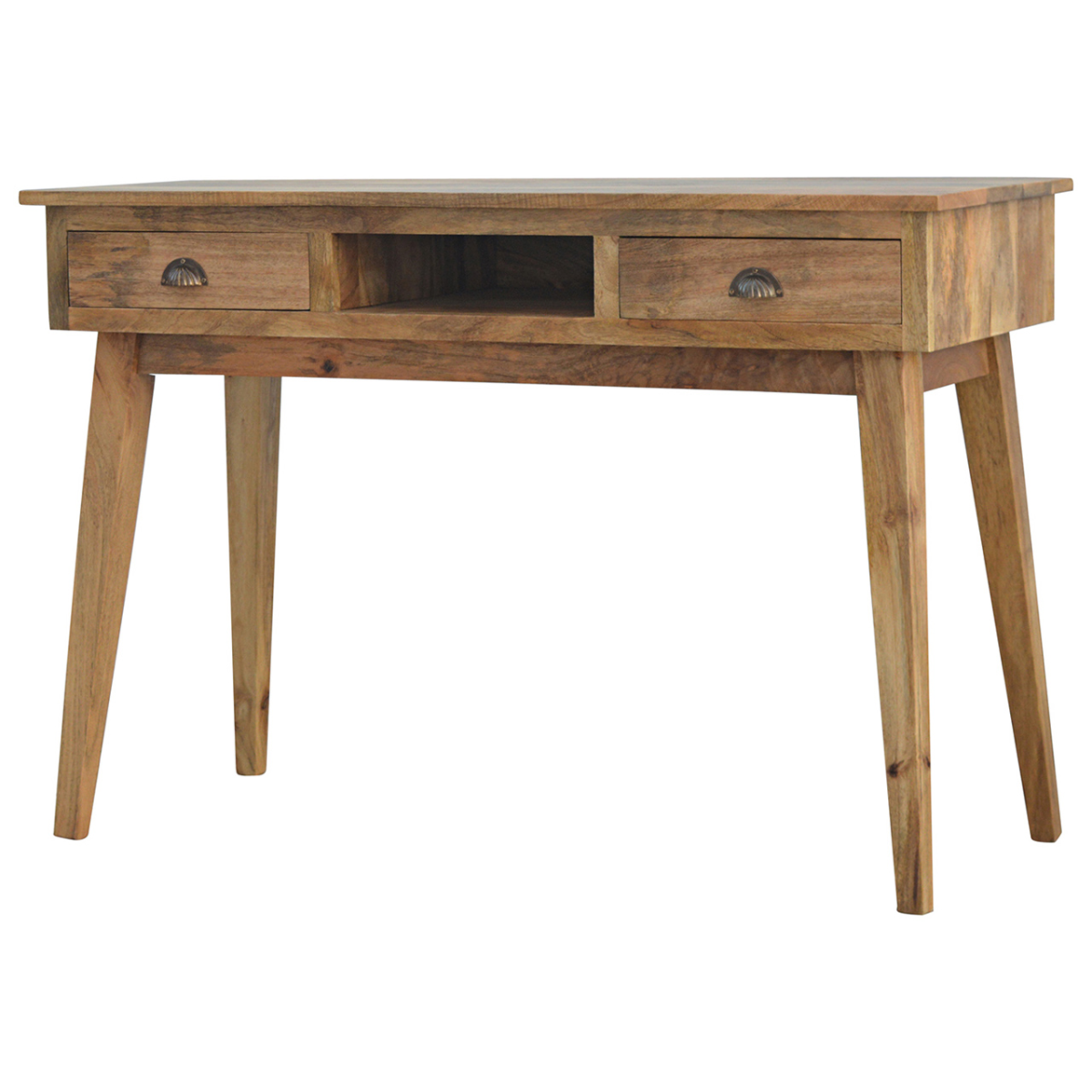 Artisan Furniture Solid Wood 2 Drawer Shell Writing Desk