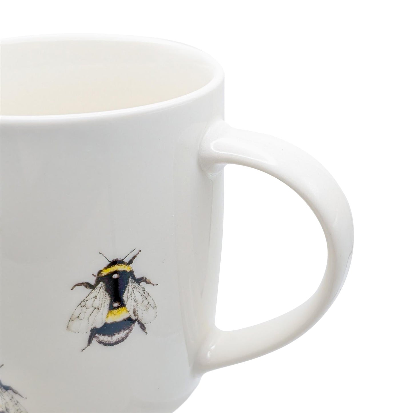 350ml Multi Bee Simply Home Stoneware Mugs - Pack of Six