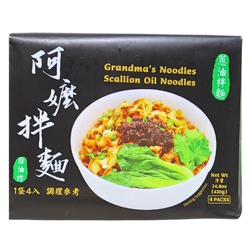 GRANDMA'S NOODLES Scallion Oil Noodles 4pks 420g