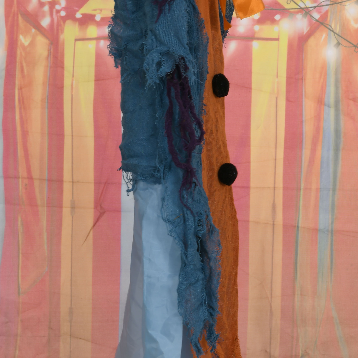 HOMCOM Circus Clown Halloween Decoration, Outdoor Animated Prop for Party