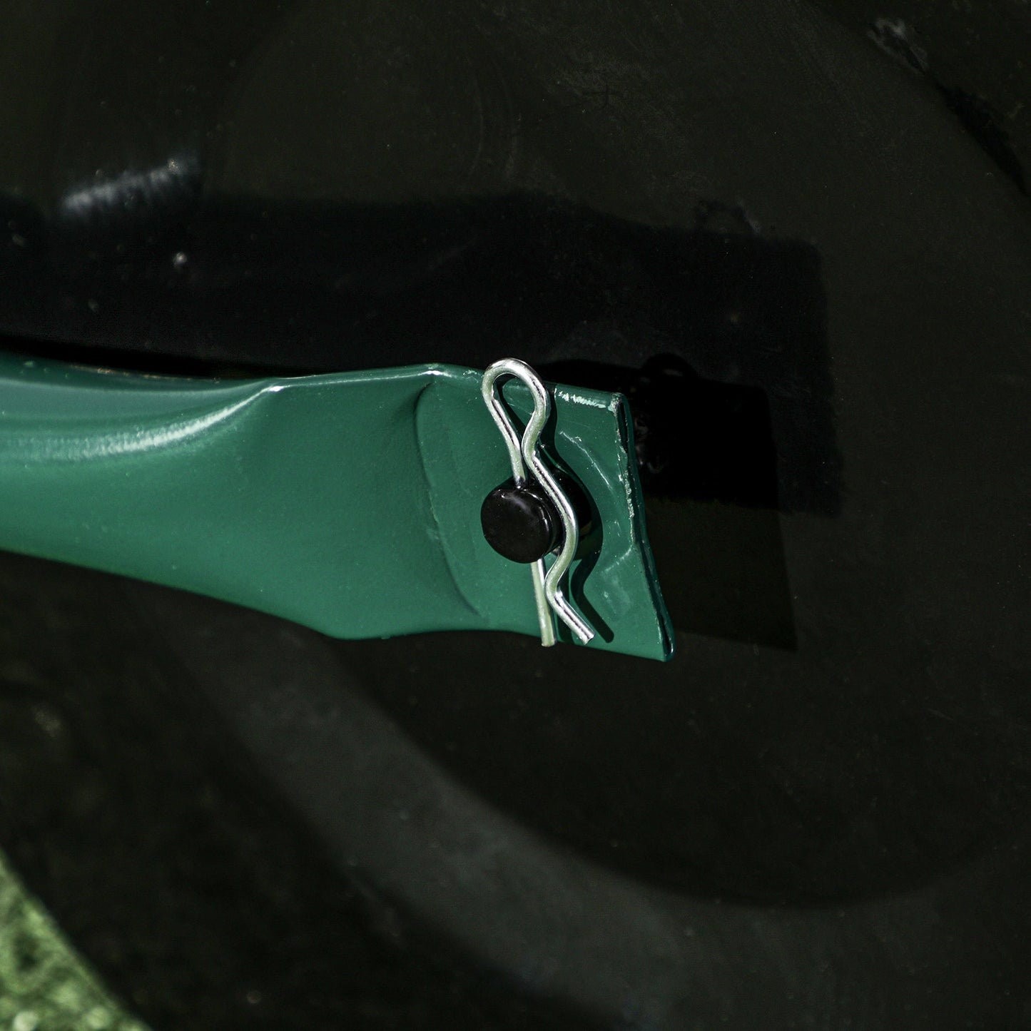 Outsunny Combination Push w/ 38L Sand or Water Garden Dark Green