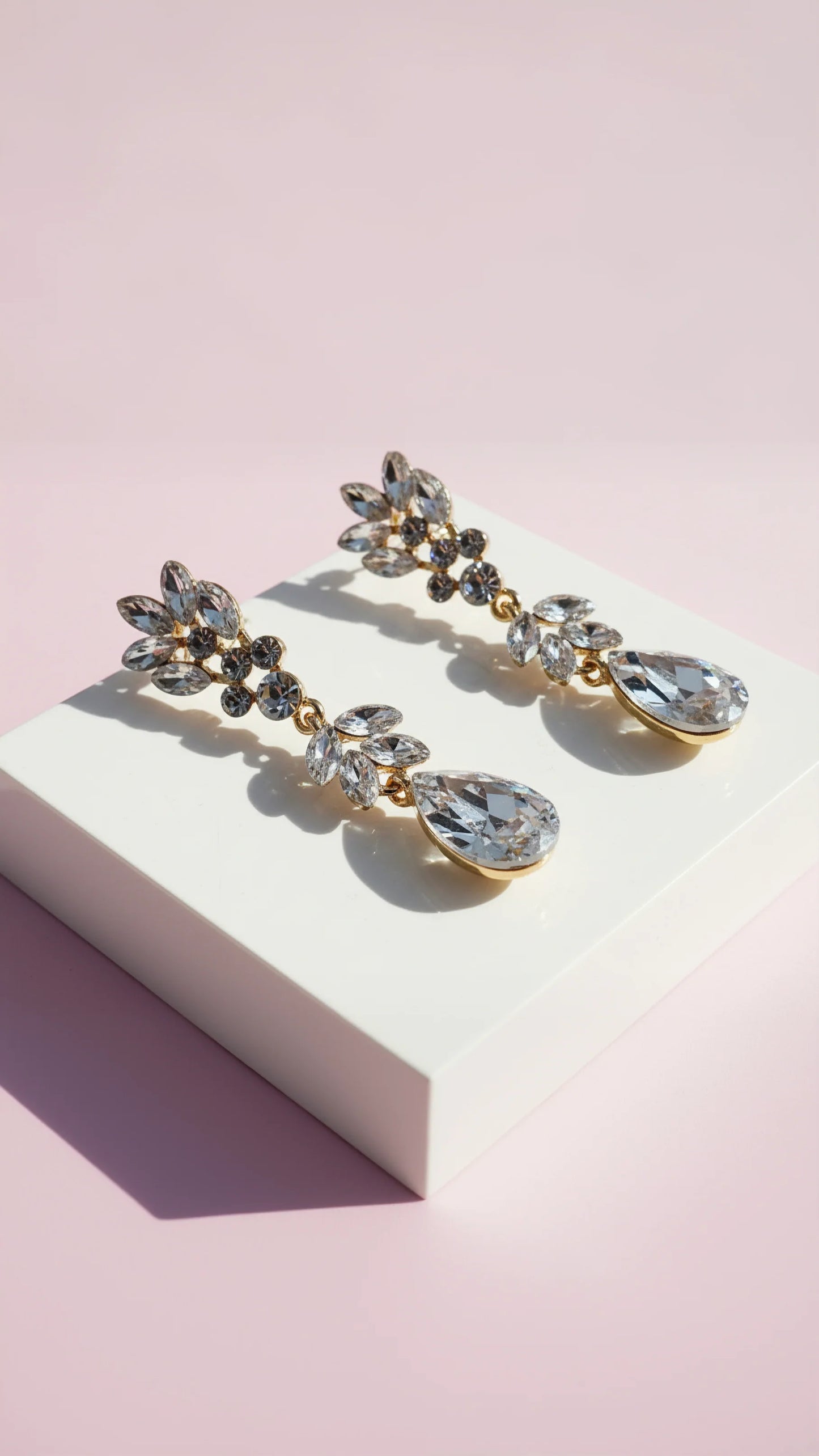 Clear Crystal Drop & Dangle Earrings