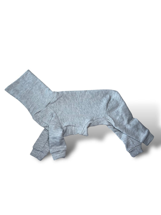 Puppy Fleece Lined Sweatshirt - Grey