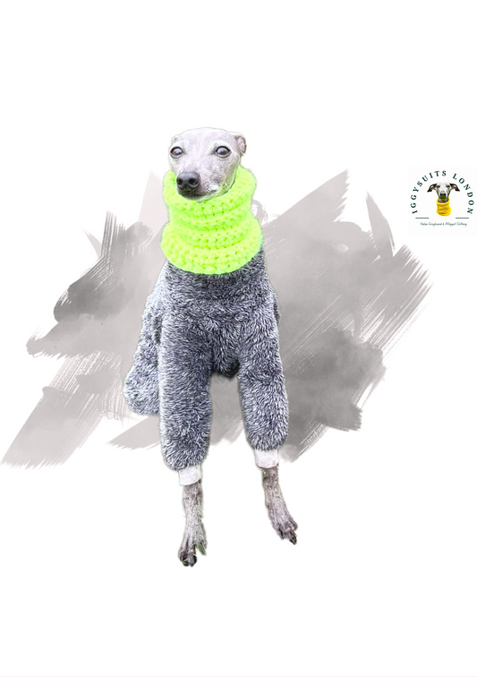 Chunky Knitted Snood - Hi-Vis Yellow