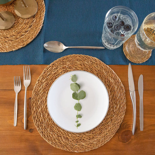 30cm Woven Typha Placemats - Pack of Six