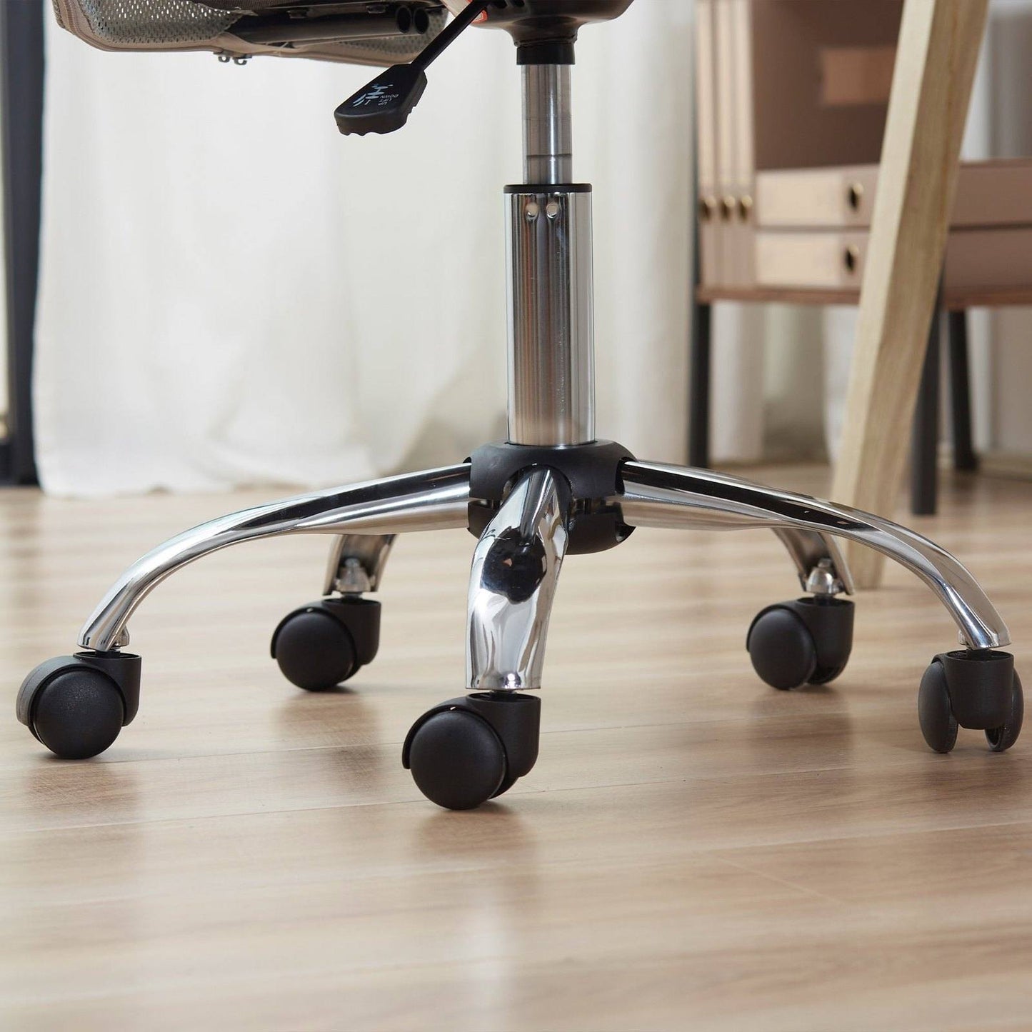 Vinsetto Home Office Mesh Task Chair Ergonomic Armless Mid Back Height Adjustable with Swivel Wheels