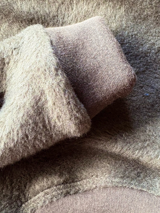 Fleece Lined Sweatshirt - Olive