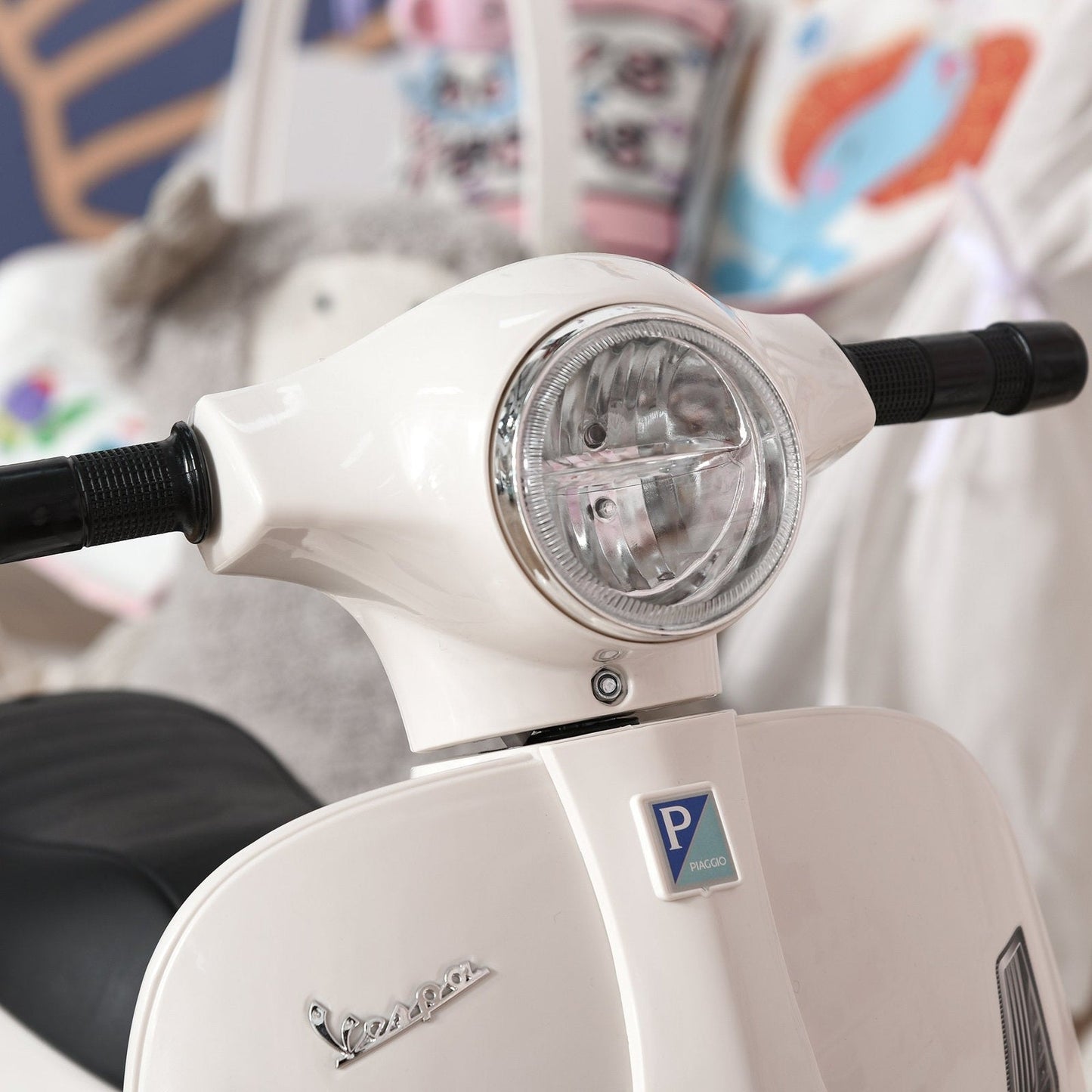 Vespa Licensed Kids Ride On Motorcycle 6V Battery Powered Electric Toys