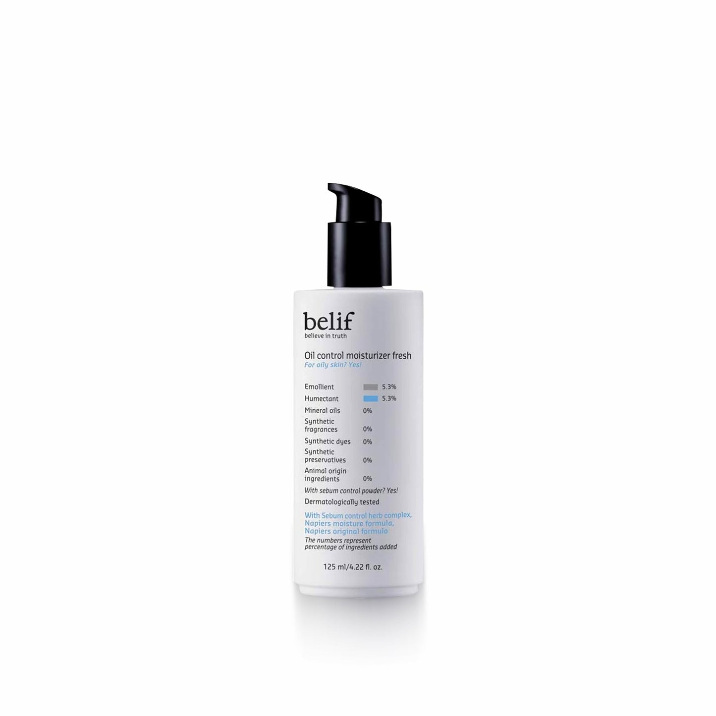 BELIF Oil Control Moisturizer Fresh 125ml