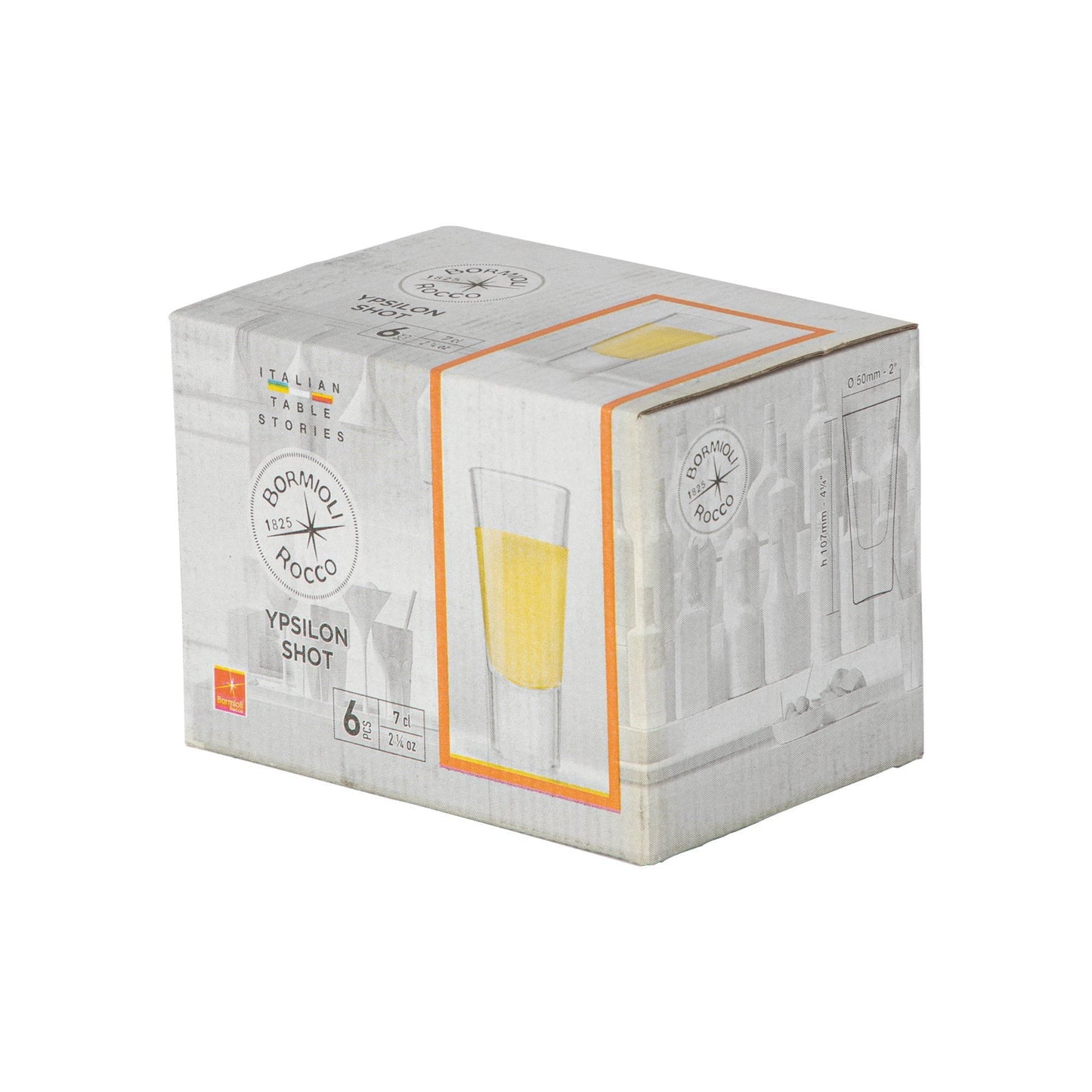 70ml Ypsilon Shot Glasses - Pack of Six