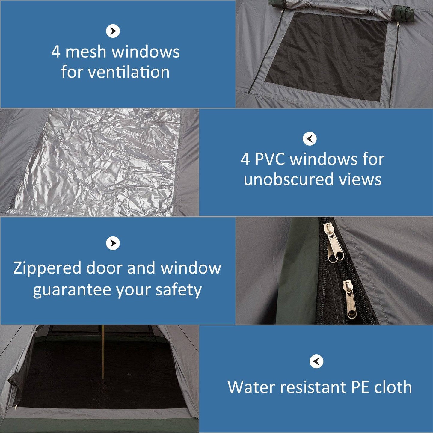 6 Men Tipi Tent