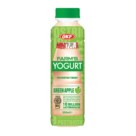 OKF Farms Green Apple Yogurt 500ml