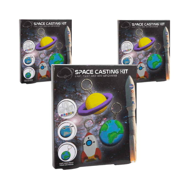 Wholesale NASA Casting Kit With Keychains - (Case of 12)